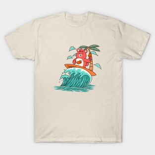 Care Bears Eating While Surfing T-Shirt